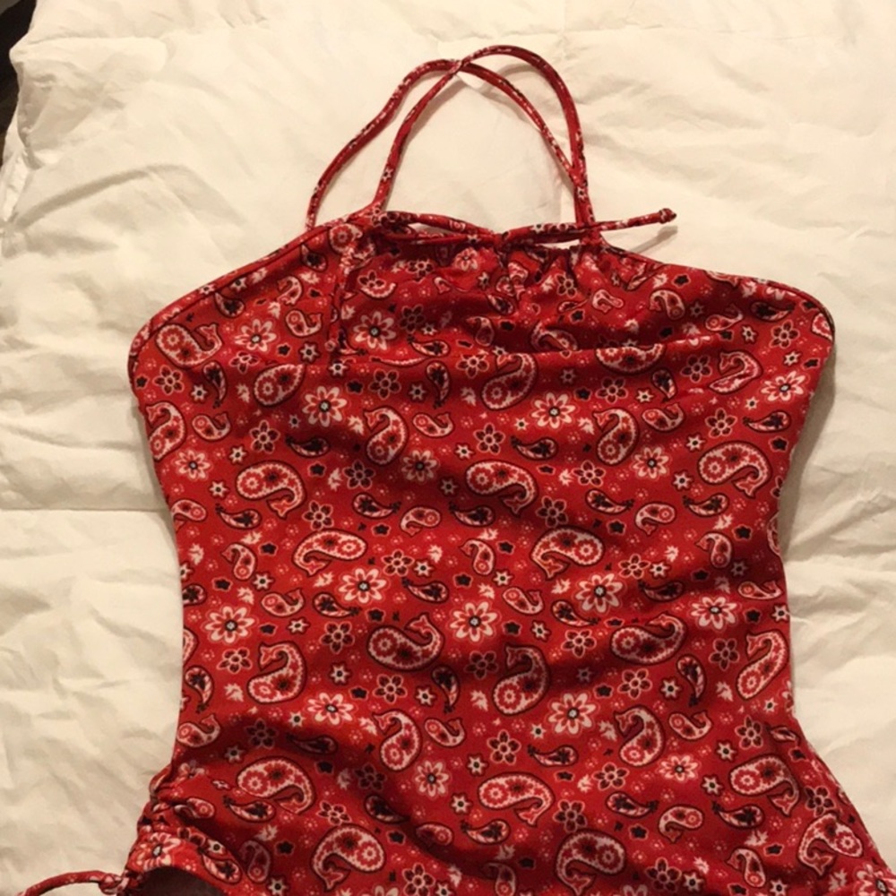 Swimsuit with matching cover up